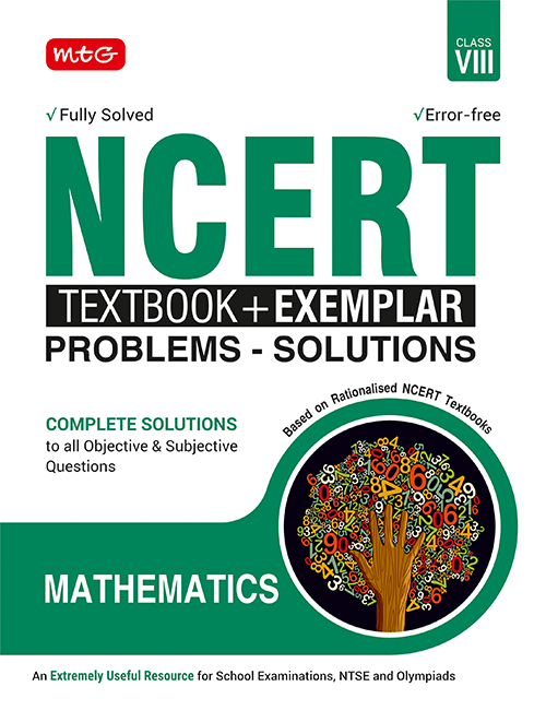 NCERT Textbook + Exemplar Problem Solutions Mathematics Class 8 MTG
