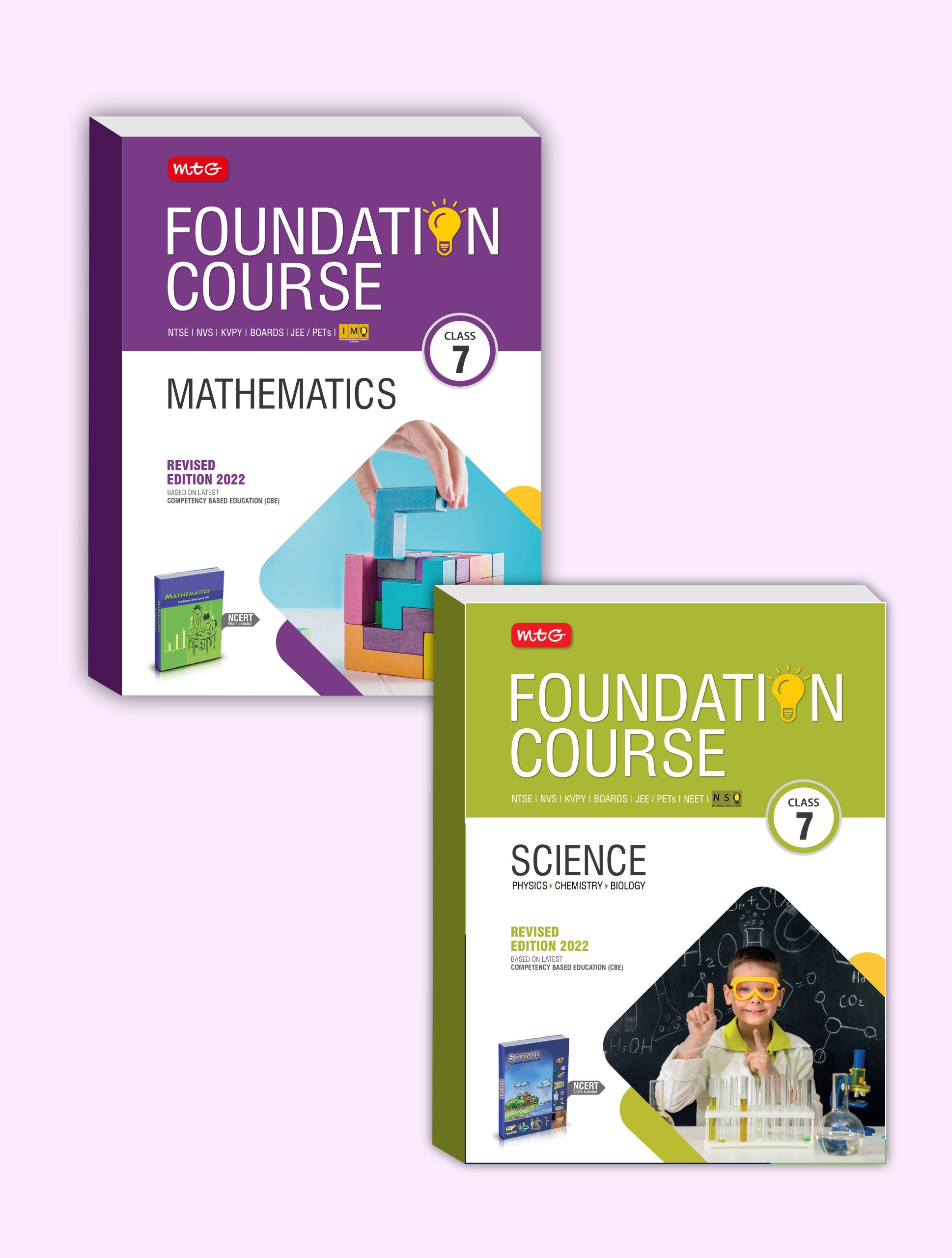 Foundation Course Combo (Maths and Science) Class 7 MTG Learning Media