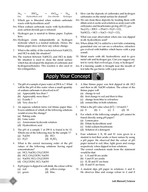 Lab Manual Class 10 Science Book | Based on CBSE Syllabus | Lab ...