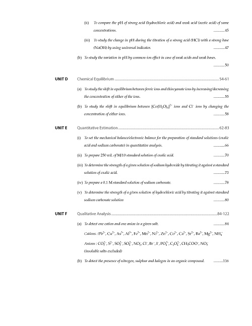 Lab Manual Class 11 Chemistry Book Based on CBSE Syllabus Lab