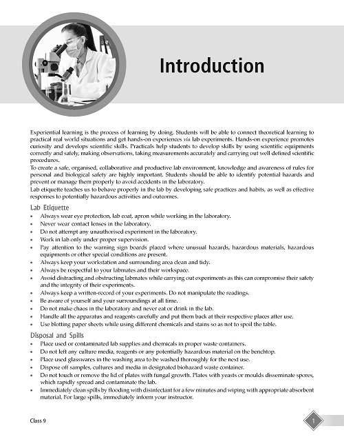 MTG Lab Manual Class 9 Science Book | Based on CBSE Syllabus | Lab ...